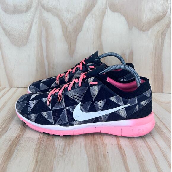 Nike - Free 5.0 TR Fit 5 - Running - Black/Pink - Women's - 9 - 704695-006 - Picture 3 of 9